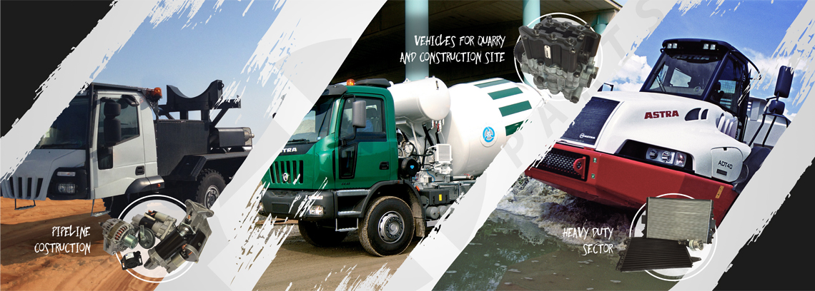 porta tubi costruzioni mezzi pesanti